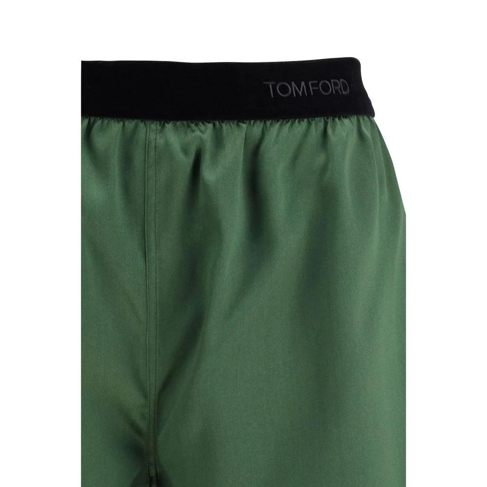 Short bermuda en soie bicolore Tom Ford