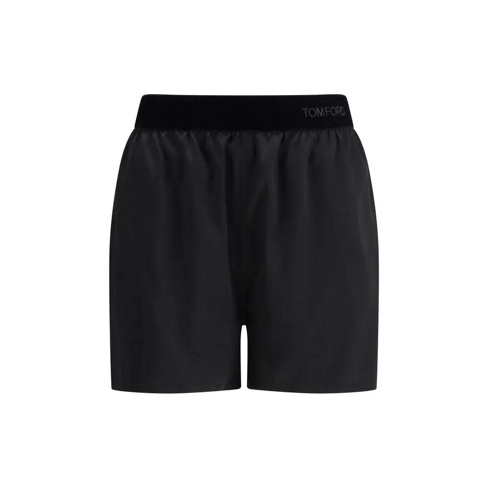 Bermuda en soie noire Tom Ford