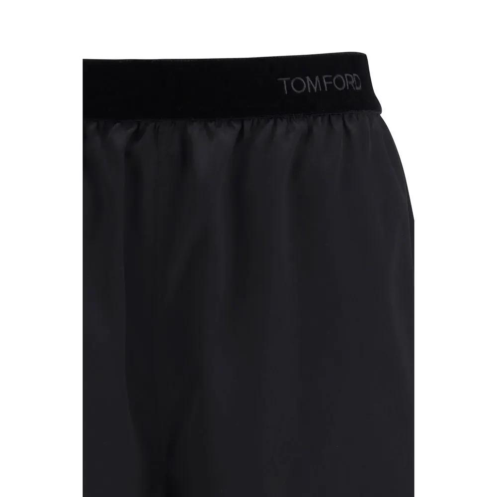 Bermuda en soie noire Tom Ford