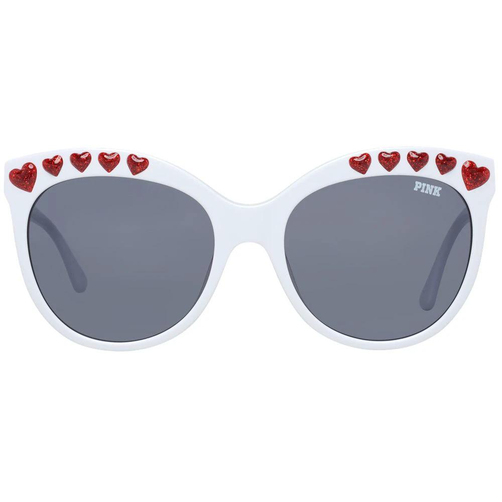 Victoria's Secret White Plastic Sunglasses by Victoria's Secret