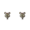 Lancaster Black Silver Earrings by Lancaster