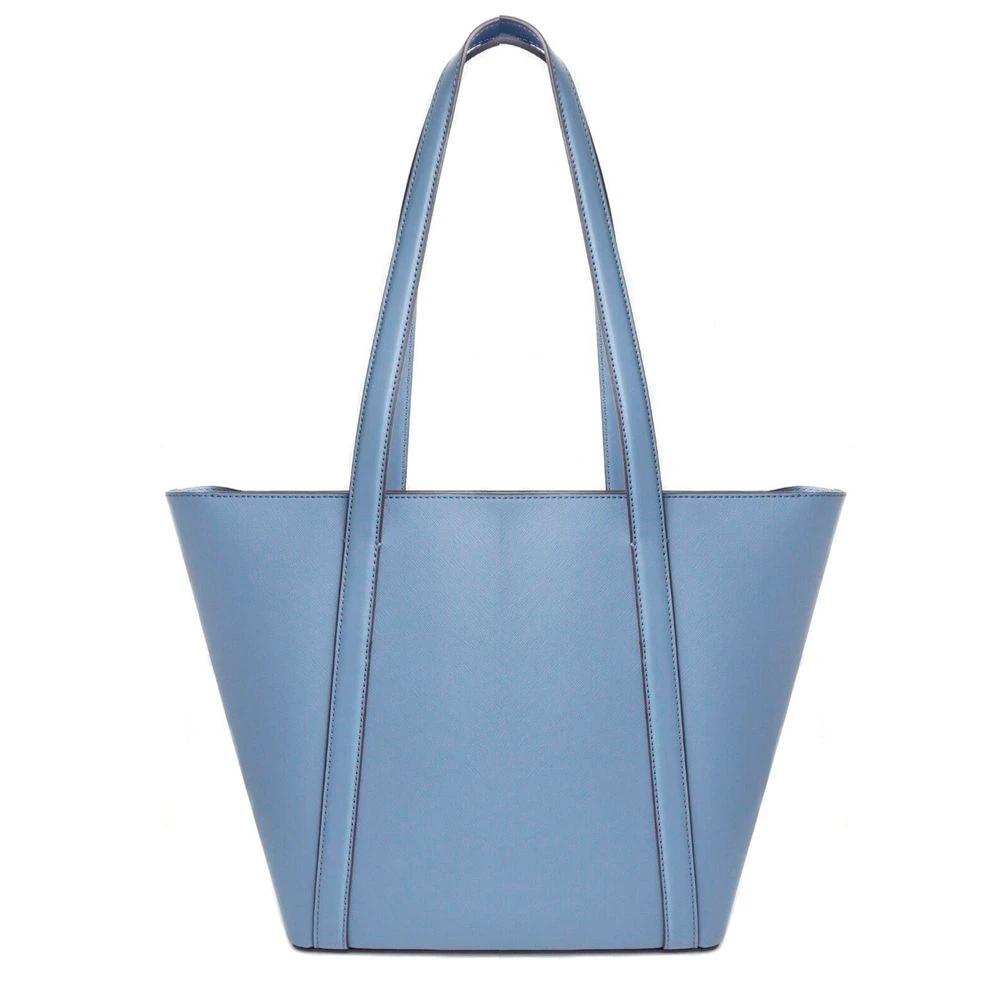 Michael Kors Blue Canvas Tote Bag by Michael Kors