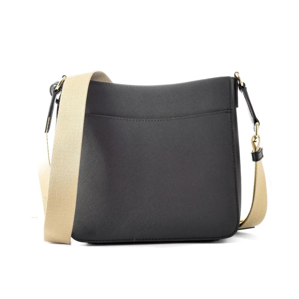 Michael Kors Black Canvas Crossbody Bag by Michael Kors
