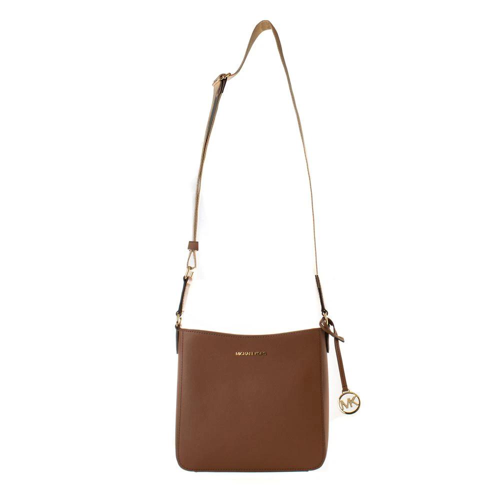 Michael Kors Brown Canvas Crossbody Bag by Michael Kors