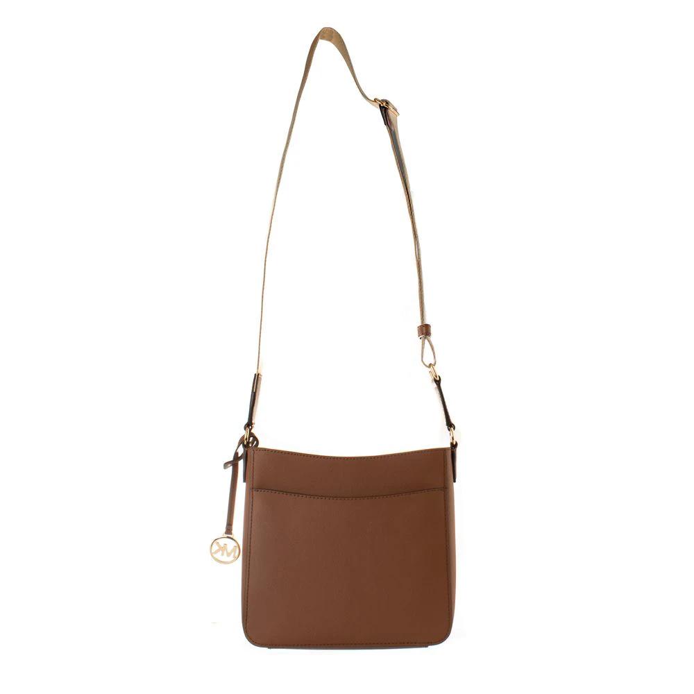 Michael Kors Brown Canvas Crossbody Bag by Michael Kors