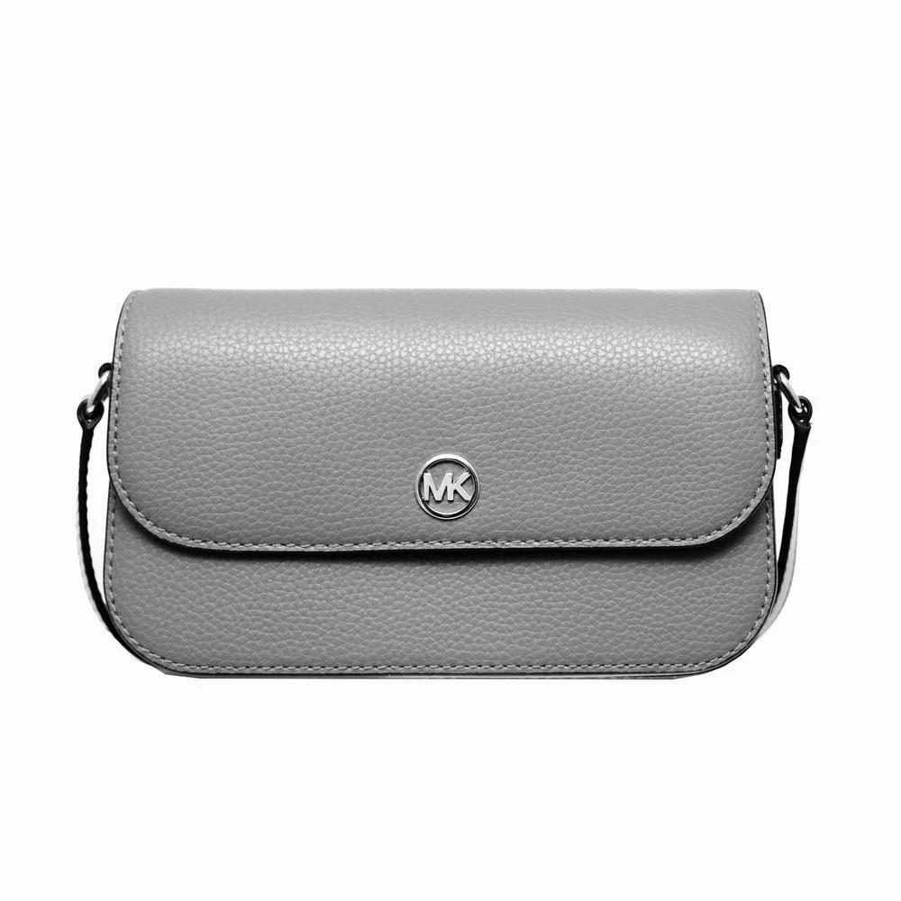 Michael Kors Gray Leather Crossbody Bag by Michael Kors