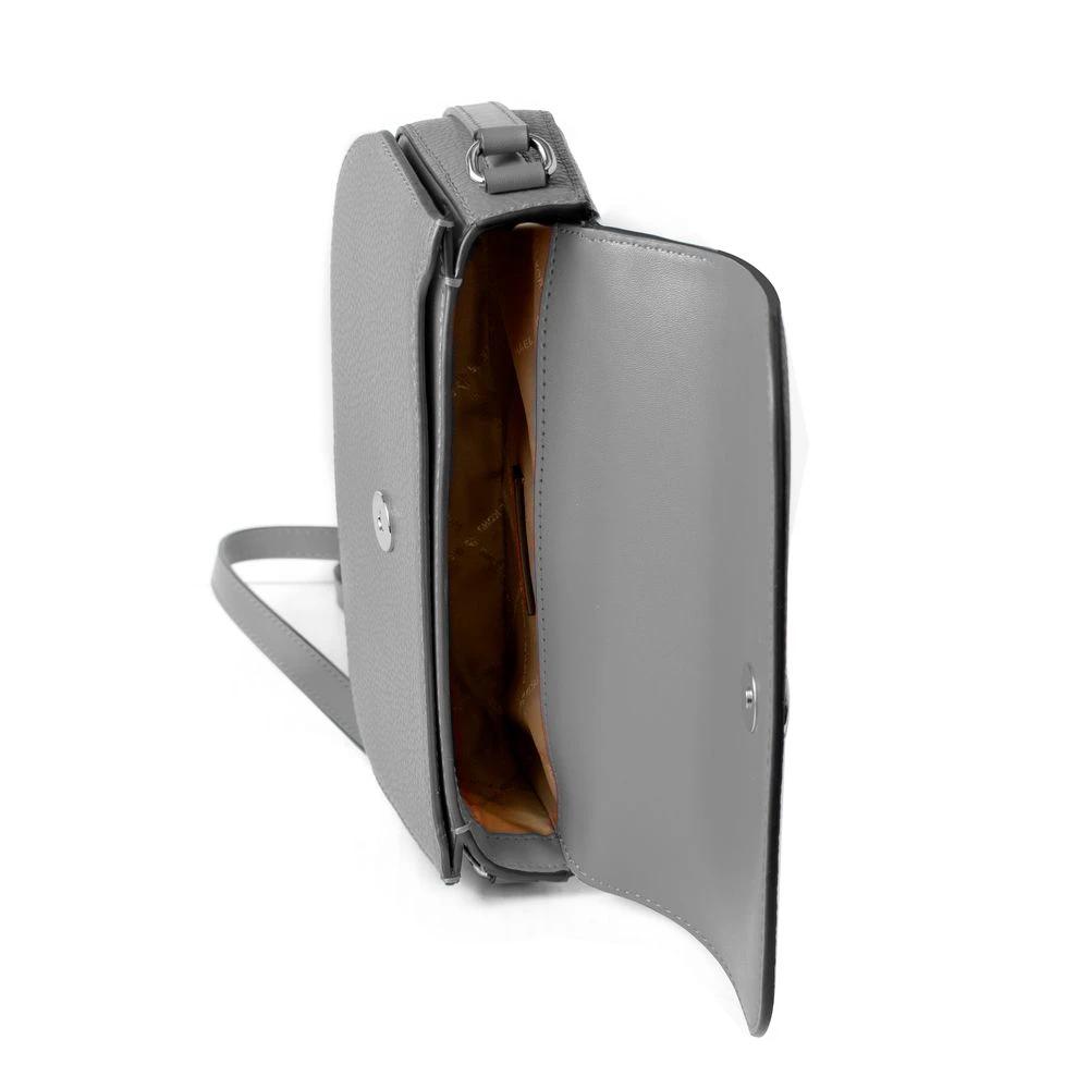 Michael Kors Gray Leather Crossbody Bag by Michael Kors