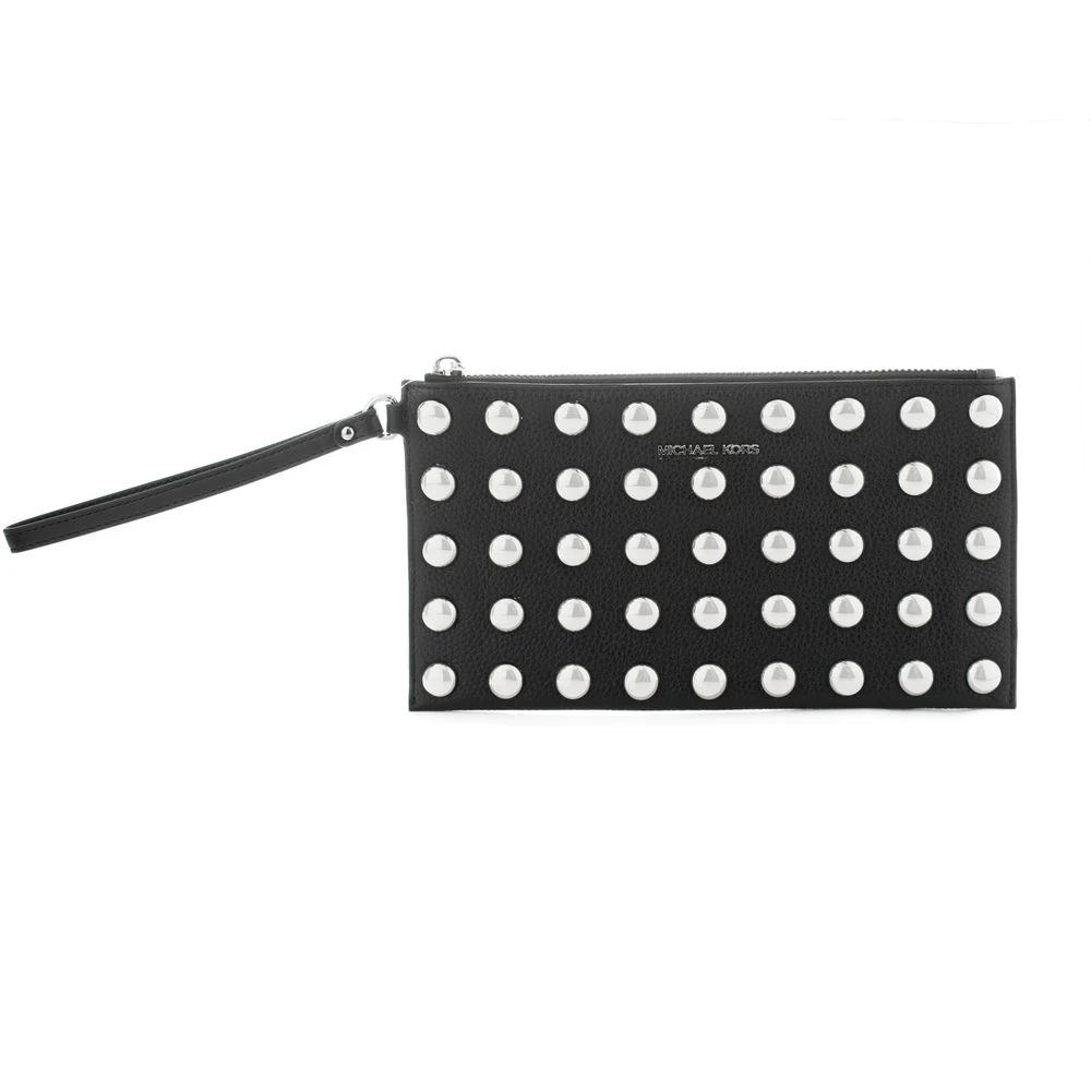 Michael Kors Brown Leather Clutch Bag by Michael Kors