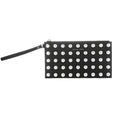 Michael Kors Brown Leather Clutch Bag by Michael Kors