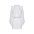 Robe décontractée blanche en polyester BLANCA VITA