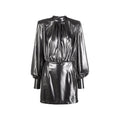 BLANCA VITA Silver Polyester Cocktail Dress