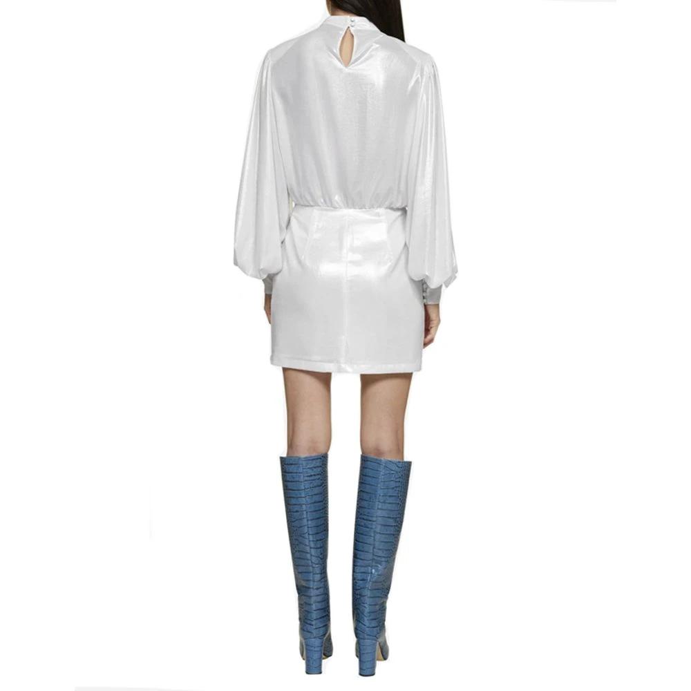 Robe décontractée blanche en polyester BLANCA VITA