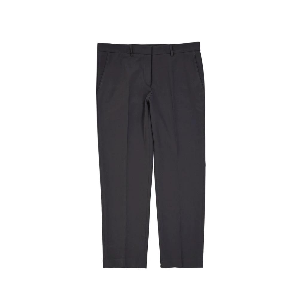 BLANCA VITA Gray Elastane Cropped Pants