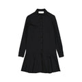 Robe décontractée noire en élasthanne BLANCA VITA