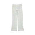 Pantalon décontracté en polyester blanc BLANCA VITA