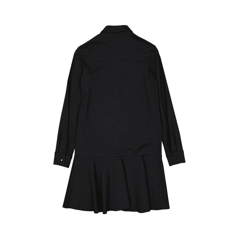Robe décontractée noire en élasthanne BLANCA VITA