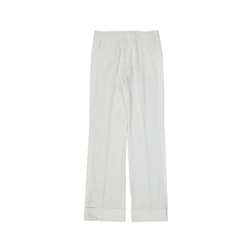 Pantalon décontracté en polyester blanc BLANCA VITA