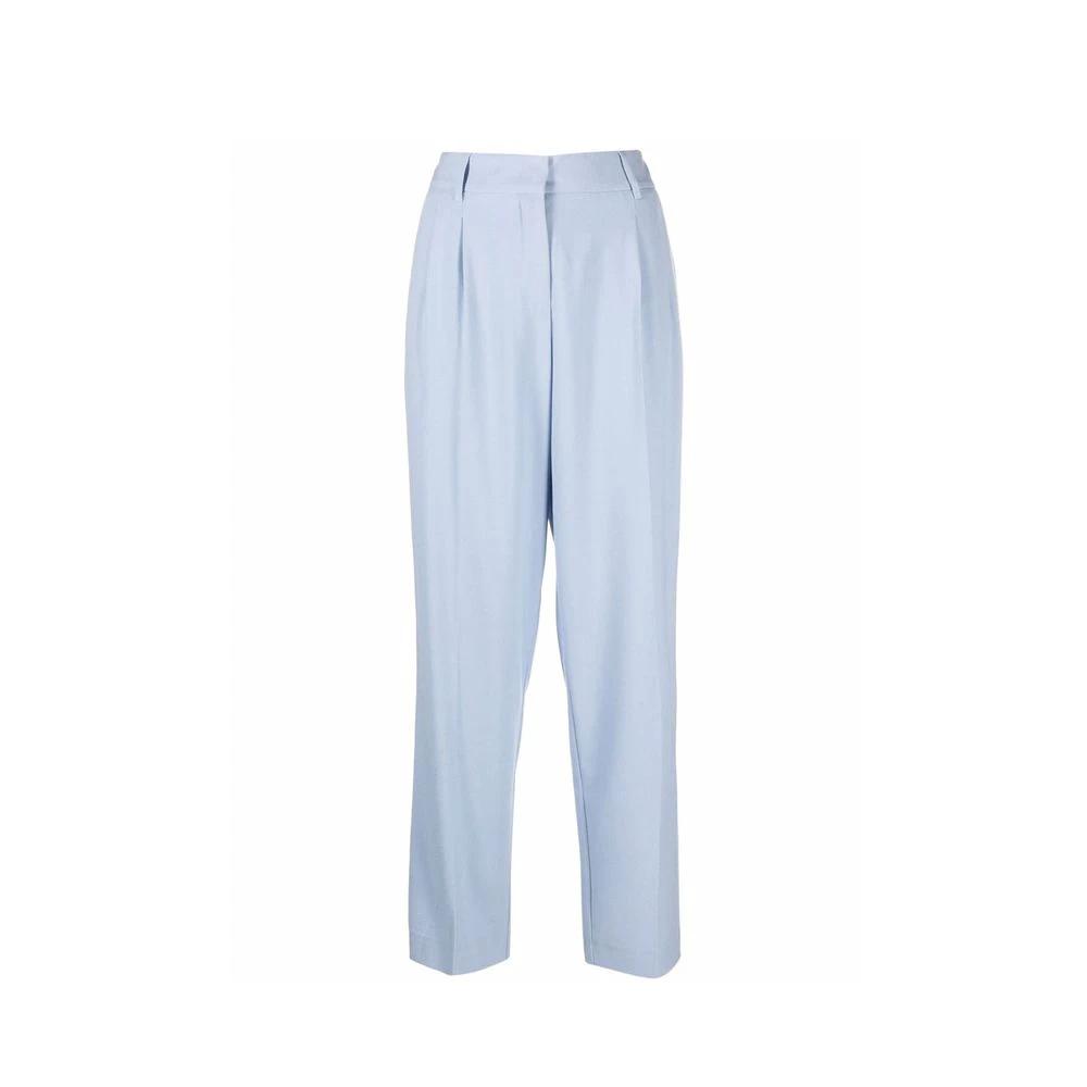 Pantalon habillé bleu en élasthanne BLANCA VITA