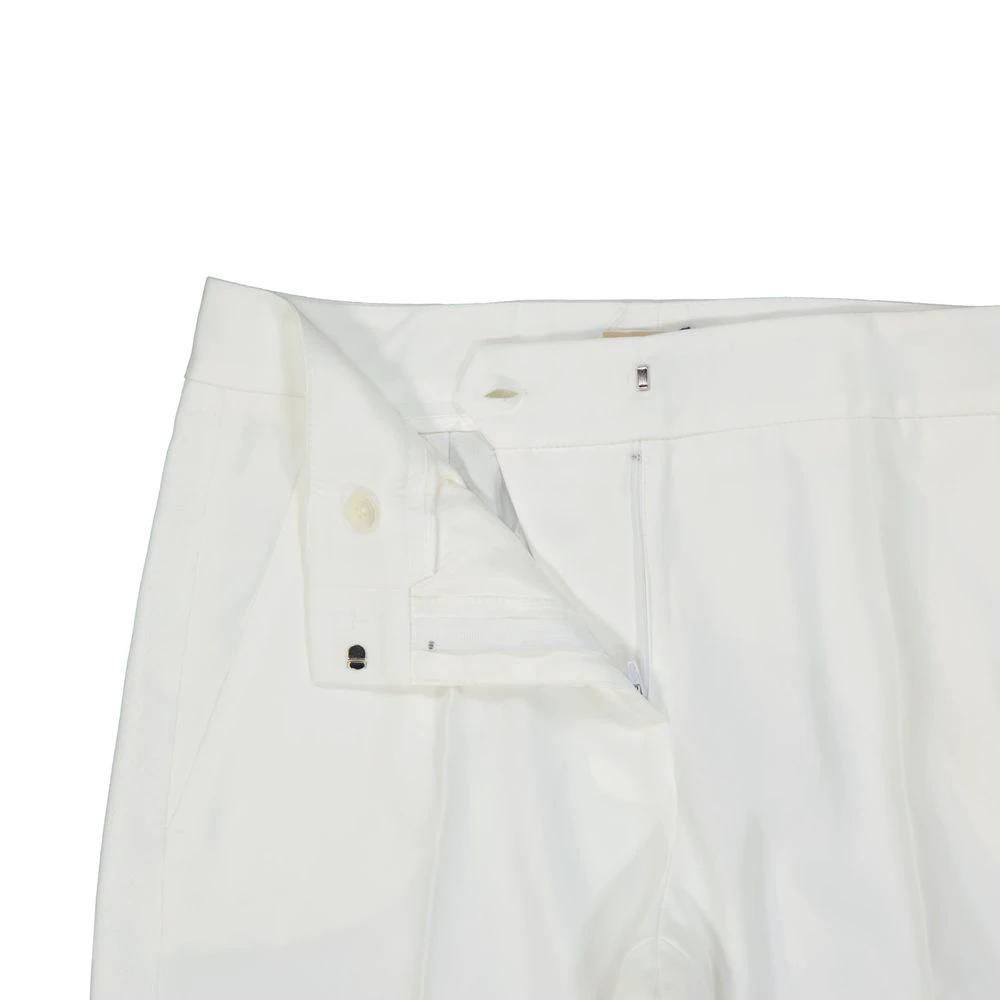 Pantalon décontracté en polyester blanc BLANCA VITA