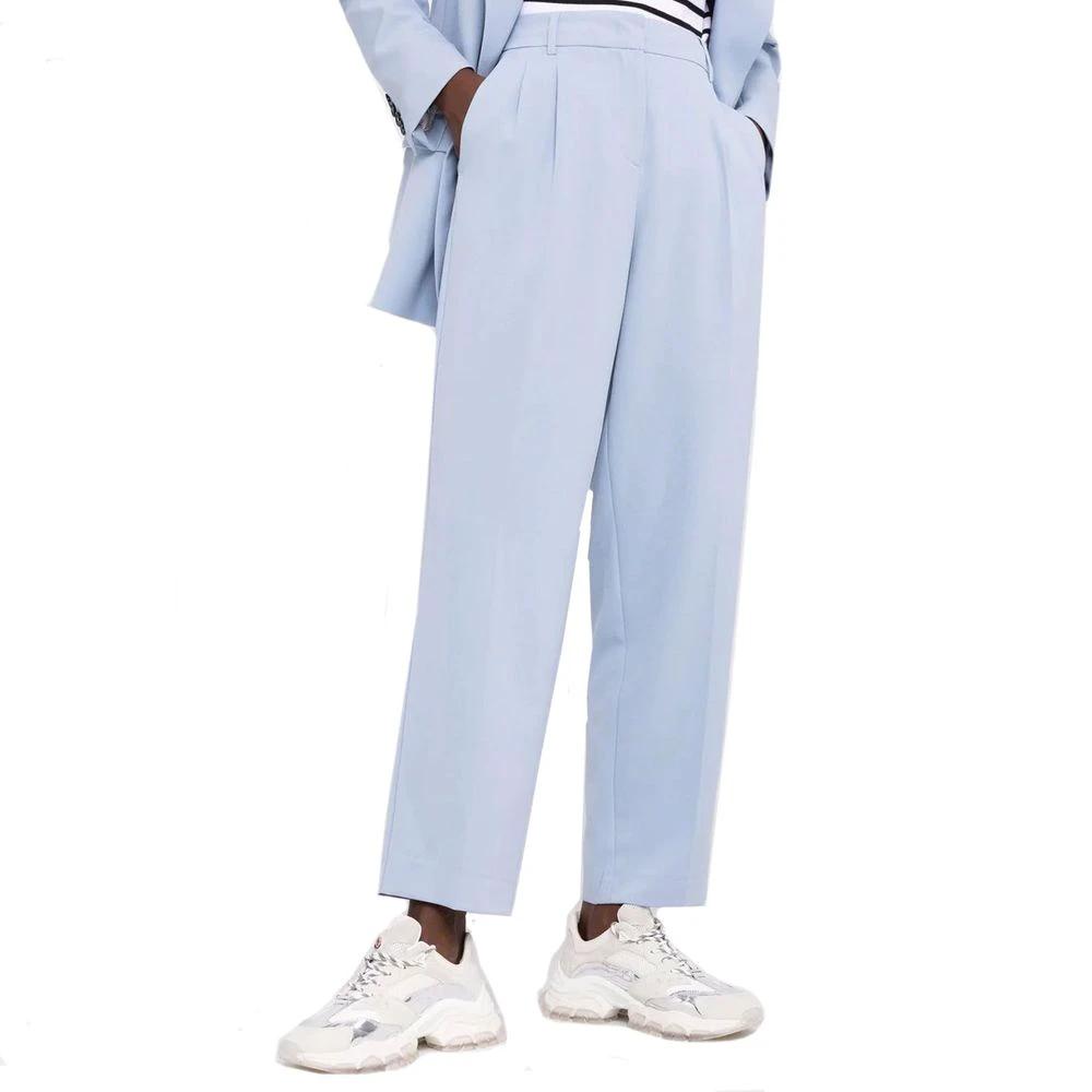 Pantalon habillé bleu en élasthanne BLANCA VITA