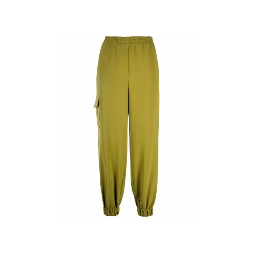 BLANCA VITA Pantalon cargo bicolore en élasthanne