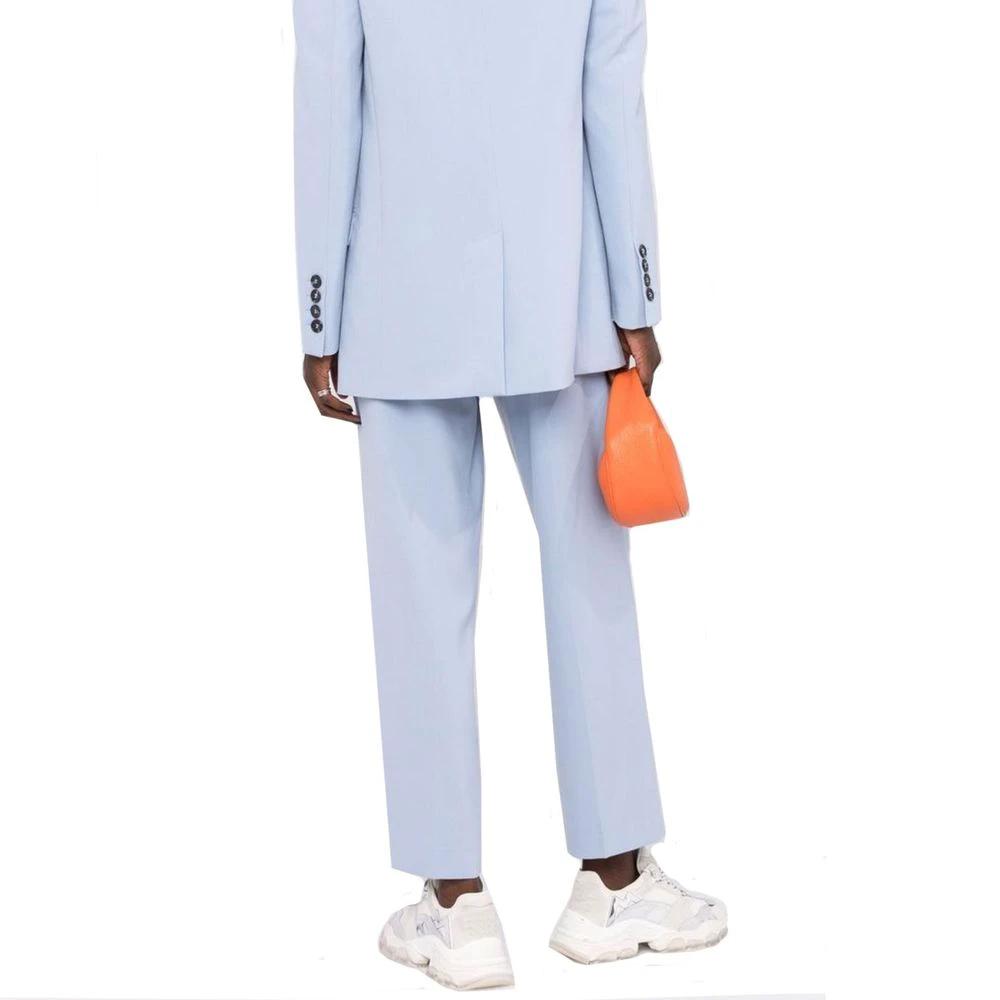 Pantalon habillé bleu en élasthanne BLANCA VITA