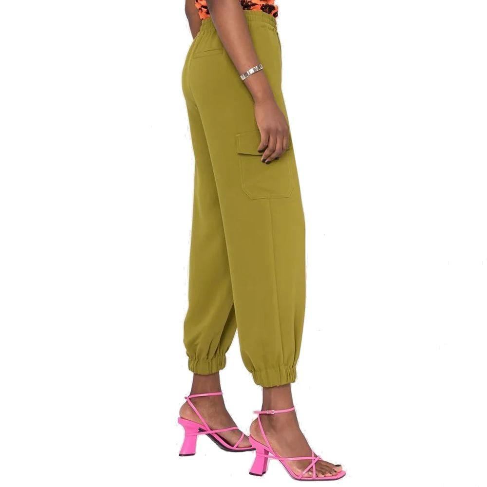 BLANCA VITA Pantalon cargo bicolore en élasthanne