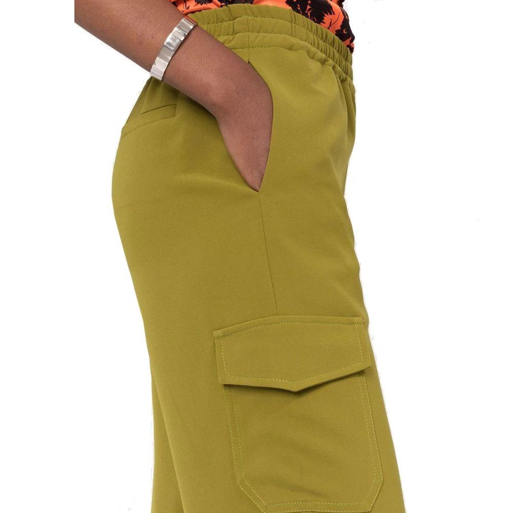BLANCA VITA Pantalon cargo bicolore en élasthanne