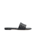 Bottega Veneta Black Lamb Leather Mules by Bottega Veneta