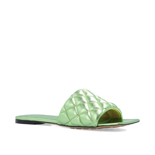 Bottega Veneta Bicolor Calfskin Sandals by Bottega Veneta