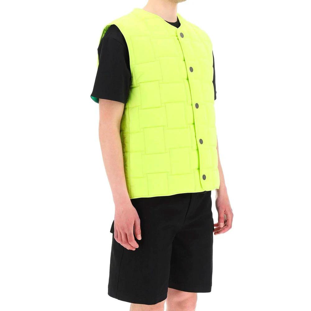 Bottega Veneta Bicolor Polyamide Sleveless Jacket by Bottega Veneta