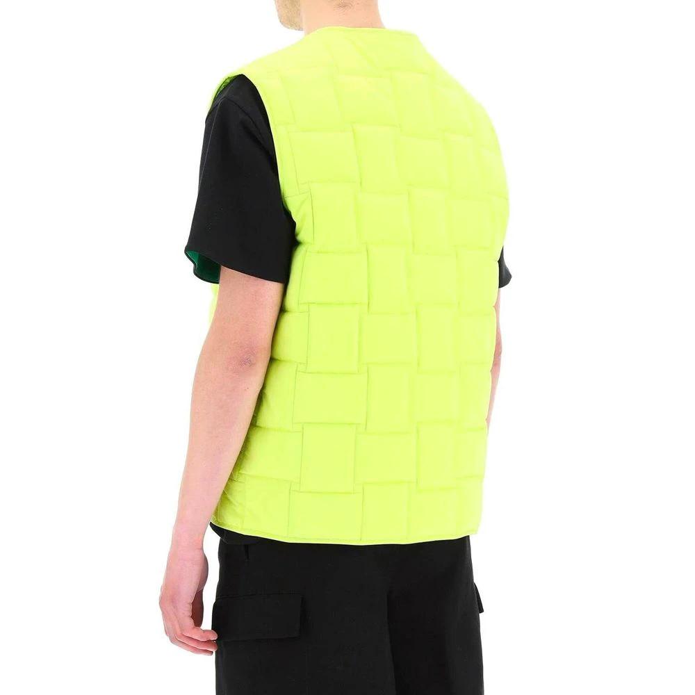 Bottega Veneta Bicolor Polyamide Sleveless Jacket by Bottega Veneta