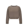 Brunello Cucinelli Beige Cashmere Cashmere Sweater by Brunello Cucinelli
