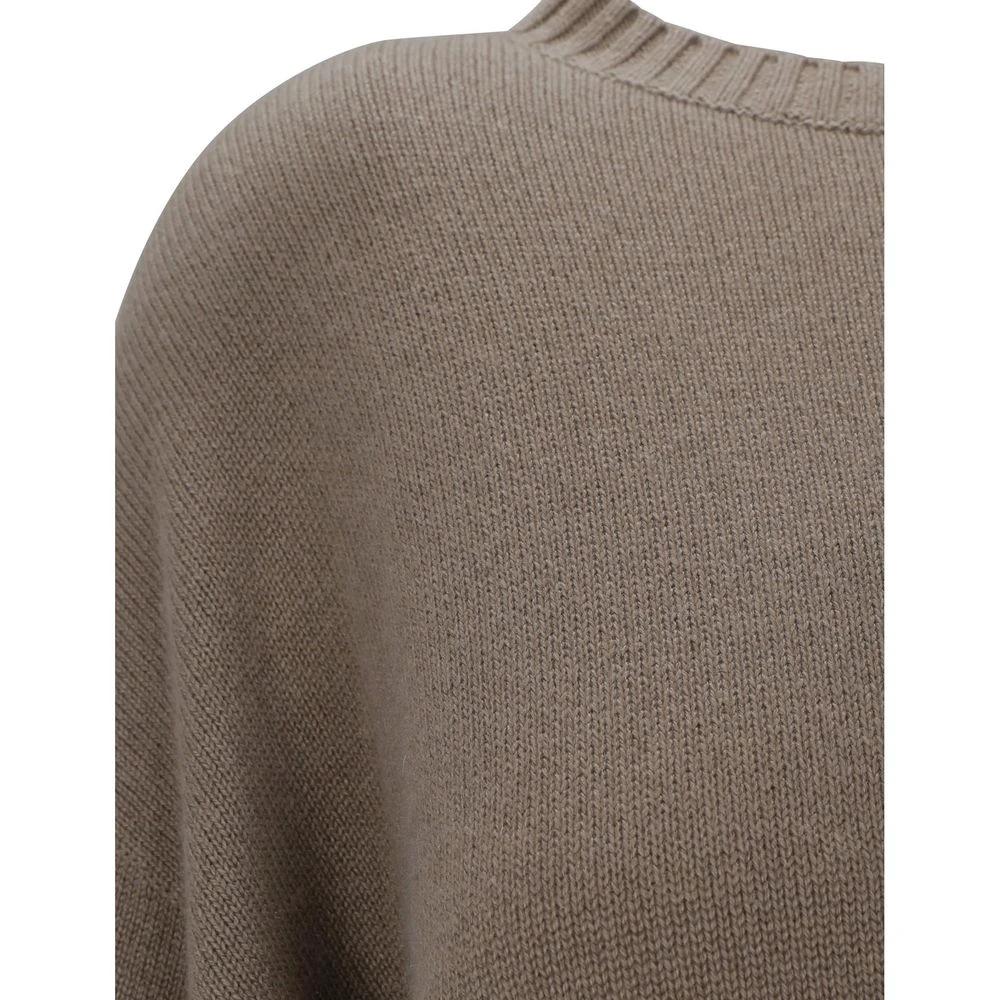 Brunello Cucinelli Beige Cashmere Cashmere Sweater by Brunello Cucinelli