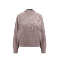 Brunello Cucinelli Beige Cashmere Sweatshirt by Brunello Cucinelli