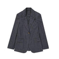 Brunello Cucinelli Gray Wool Blazer by Brunello Cucinelli