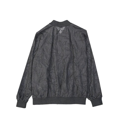 Brunello Cucinelli Gray Virgin Wool Bomber by Brunello Cucinelli