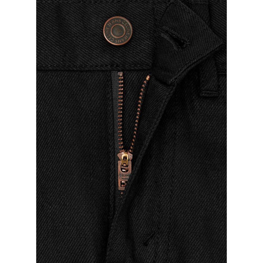 Celine Black Cotton Skinny Jeans by Celine