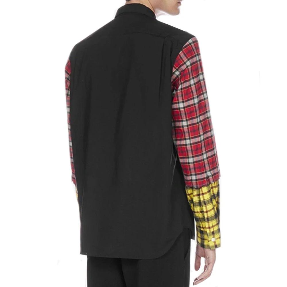 Comme Des Garçons Black Cotton Pattern Shirt by Comme Des Garçons