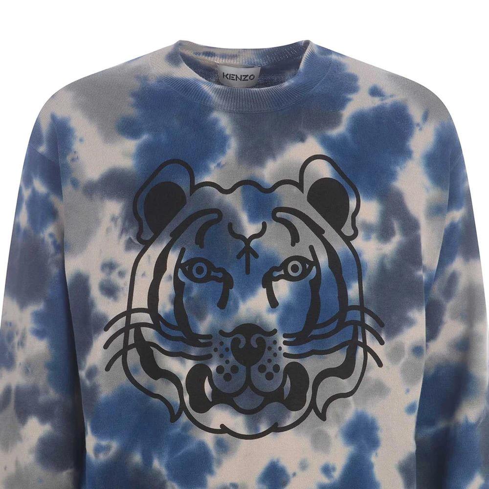 Kenzo Gray Cotton Sweatshirt by Kenzo
