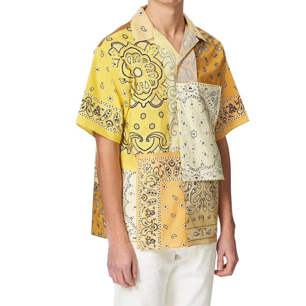 Kenzo Bicolor Cotton Pattern Shirt by Kenzo