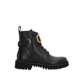 Valentino Garavani Black Calfskin Lace-Up Boots