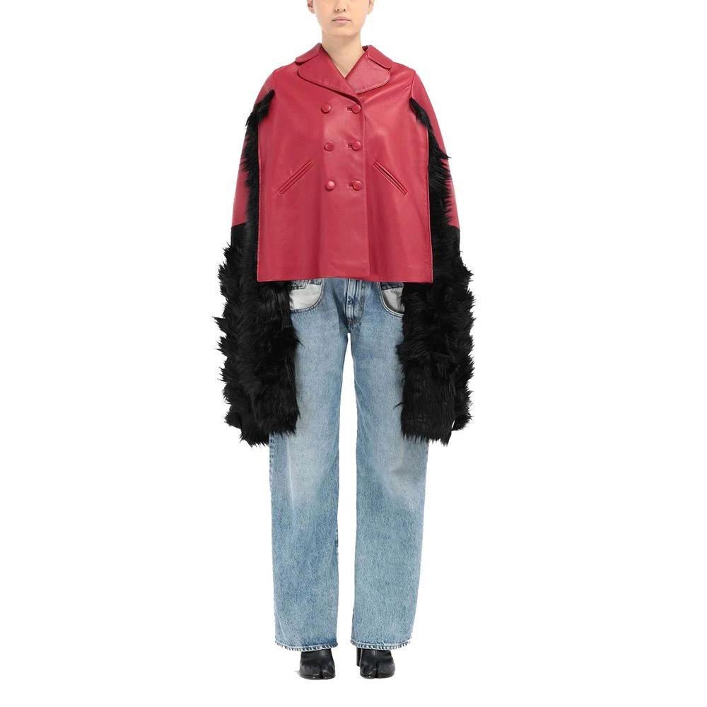 Maison Margiela Multicolor Leather Cloacks by Maison Margiela