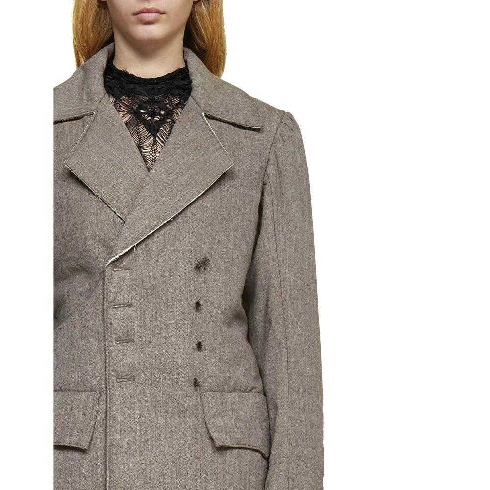 Blazer en laine marron Maison Margiela