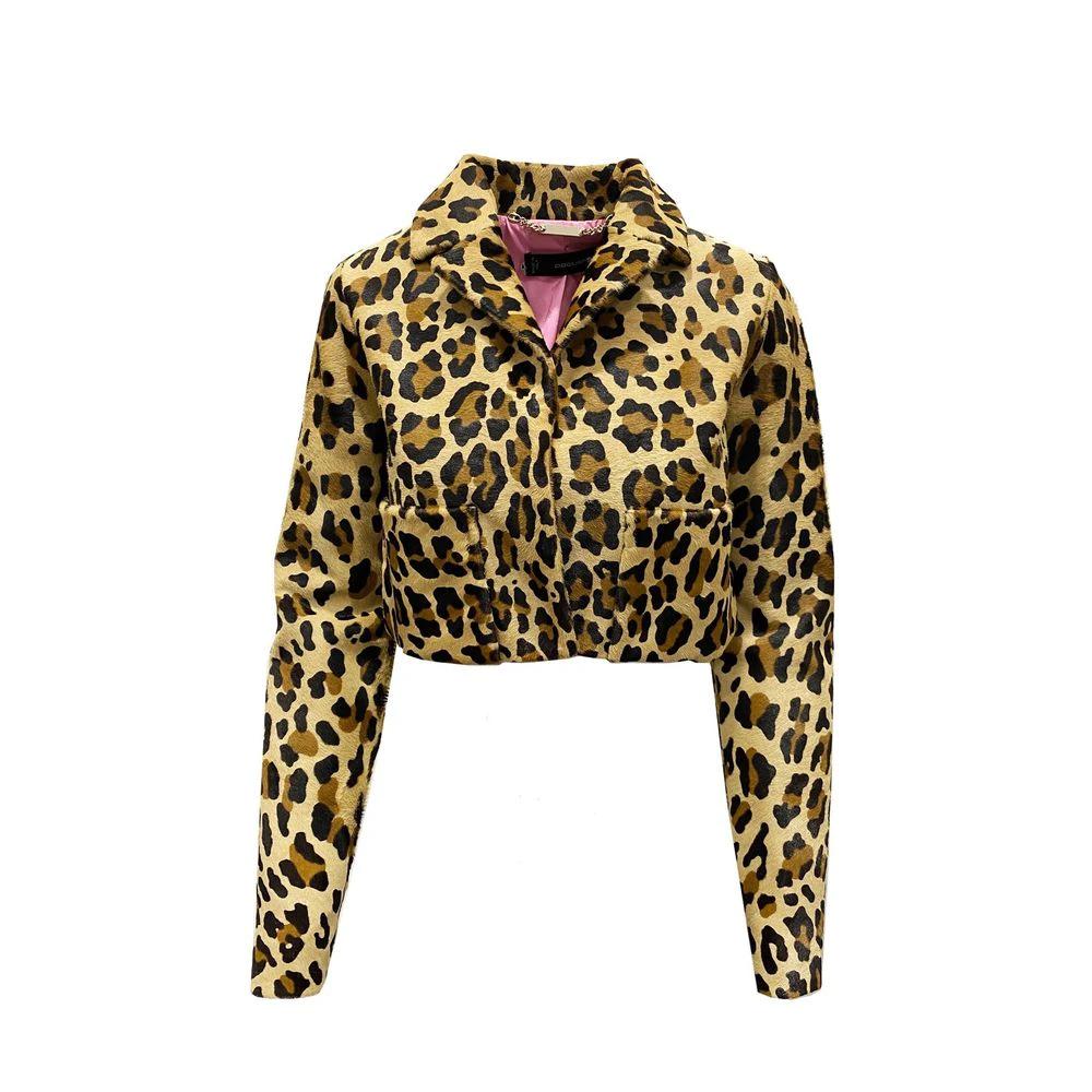 Dsquared² Brown Calfskin Coat by Dsquared²