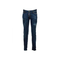 Dsquared² Blue Cotton Slim Fit Jeans by Dsquared²