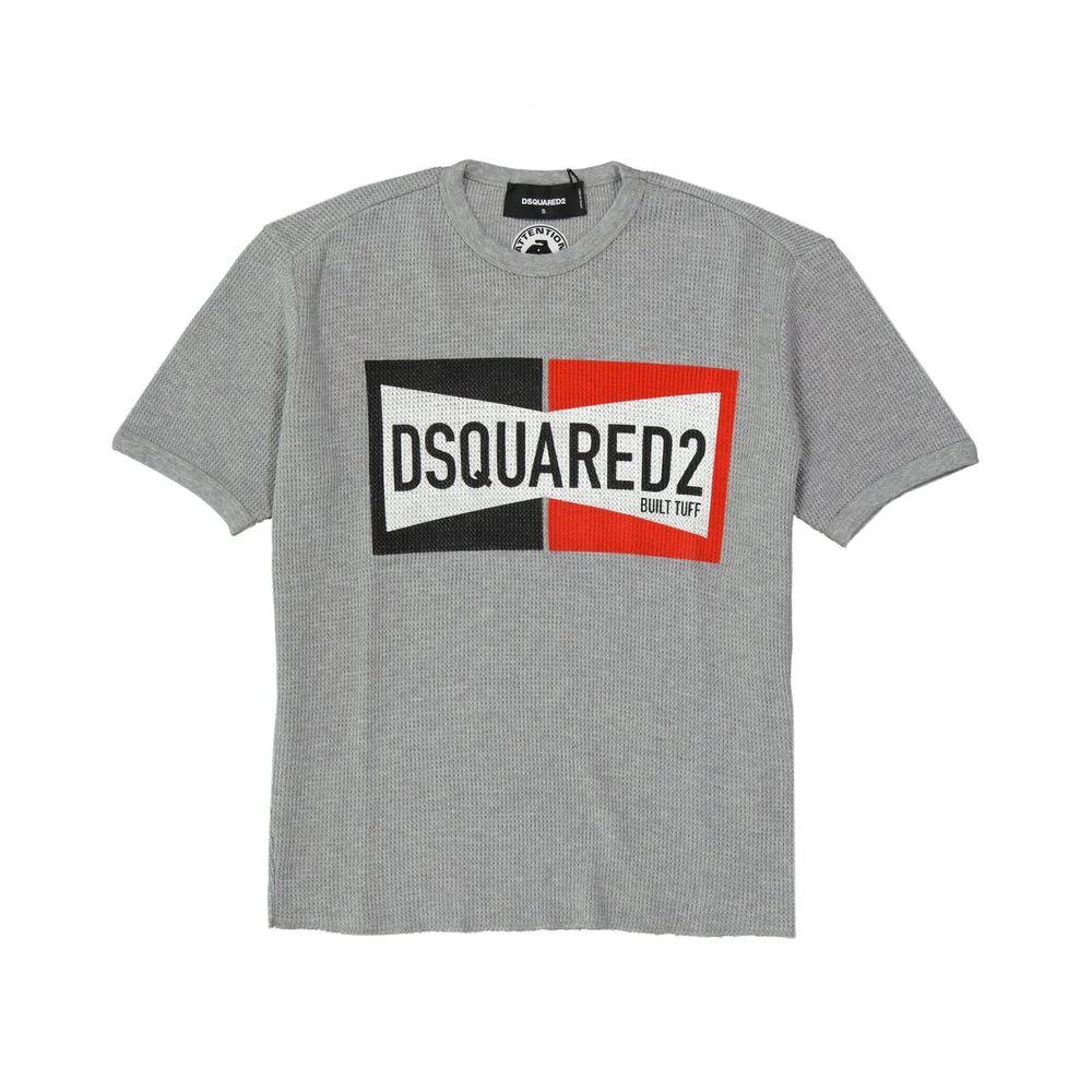 Dsquared² Gray Cotton T-Shirt by Dsquared²