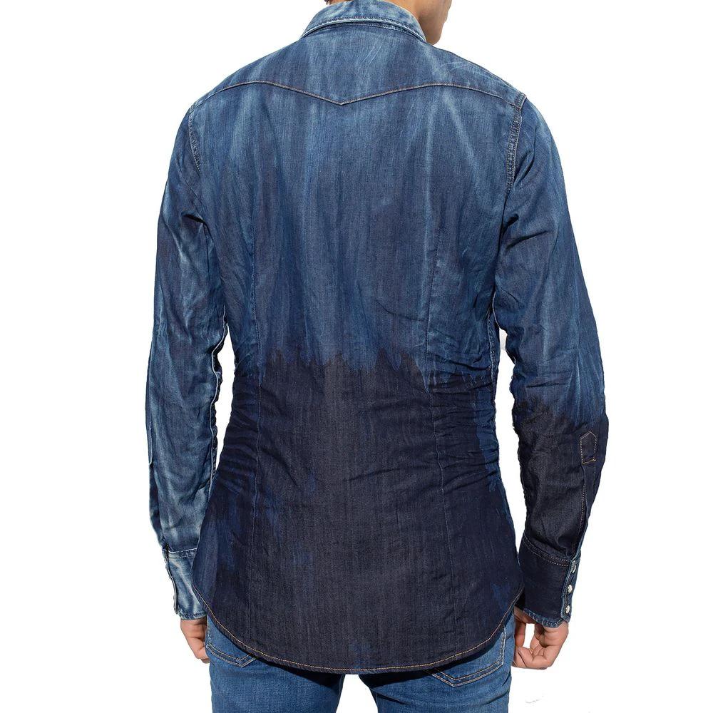 Dsquared² Blue Denim Shirt by Dsquared²