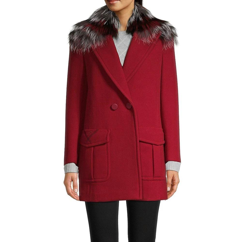 Manteau Fendi multicolore en laine vierge