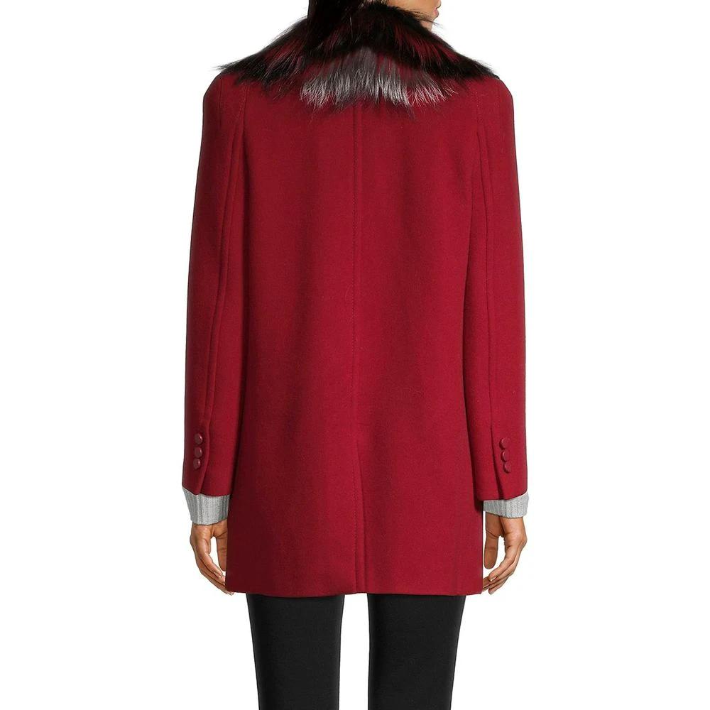 Manteau Fendi multicolore en laine vierge